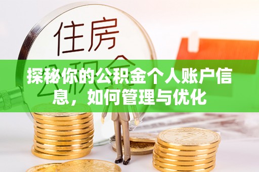 桐乡探秘你的公积金个人账户信息，如何管理与优化