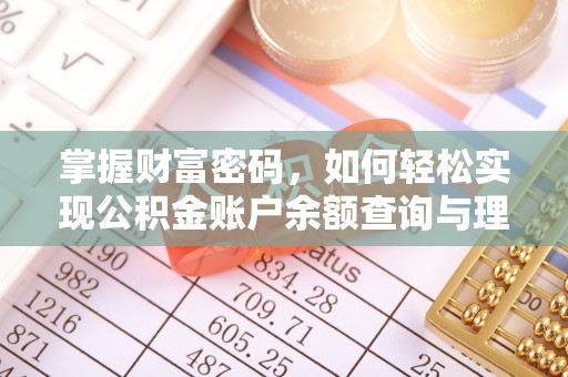 桐乡掌握财富密码，如何轻松实现公积金账户余额查询与理财规划