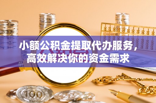桐乡小额公积金提取代办服务，高效解决你的资金需求