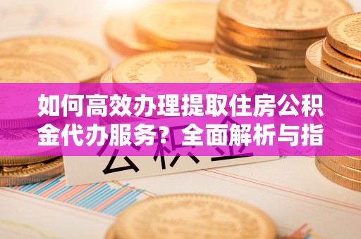 桐乡如何高效办理提取住房公积金代办服务？全面解析与指南