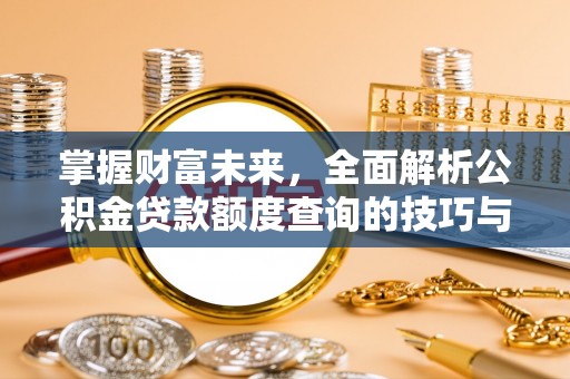 桐乡掌握财富未来，全面解析公积金贷款额度查询的技巧与策略