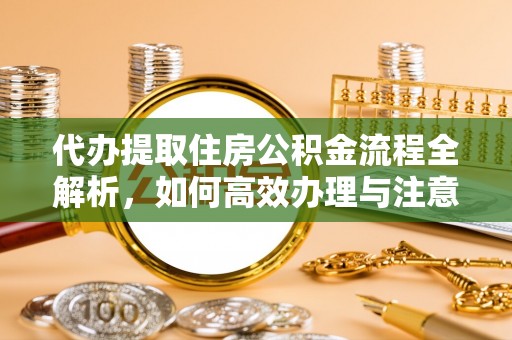 桐乡代办提取住房公积金流程全解析，如何高效办理与注意事项