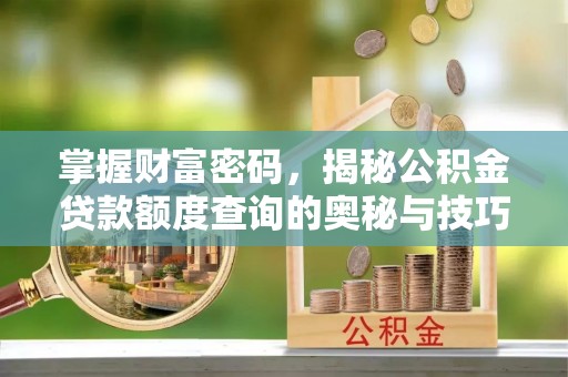 桐乡掌握财富密码，揭秘公积金贷款额度查询的奥秘与技巧