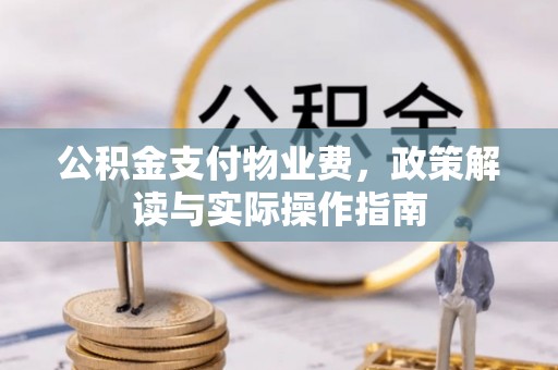 桐乡公积金支付物业费，政策解读与实际操作指南