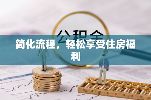 桐乡简化流程，轻松享受住房福利