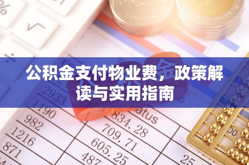 桐乡公积金支付物业费，政策解读与实用指南